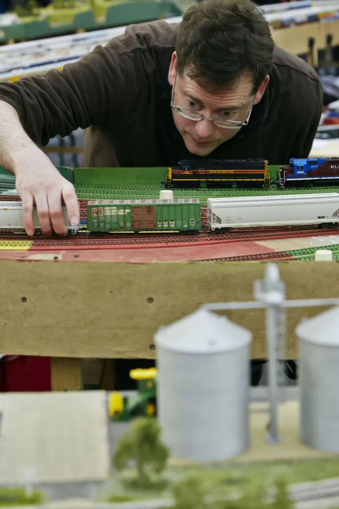 London Festival of Railway Modelling — documentary and portrait photograph in London, UK, frame 19 of 21.